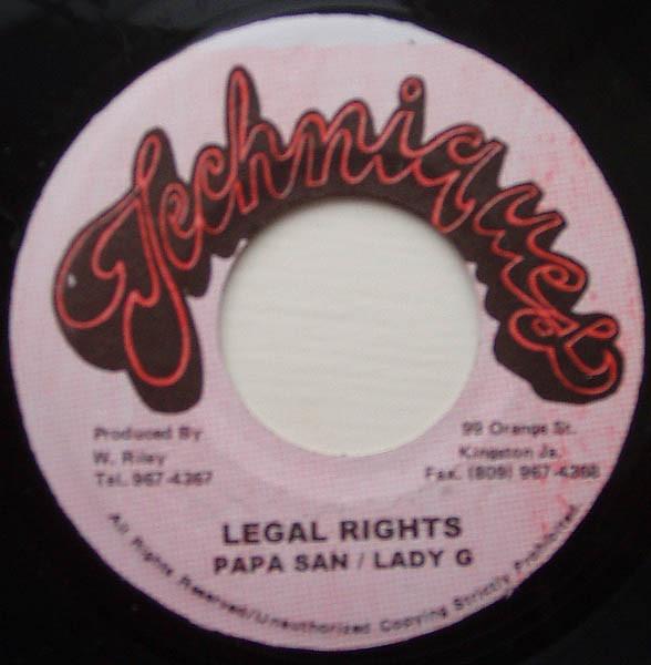 Papa San, Lady G - Legal Rights