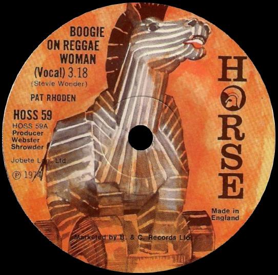 Pat Rhoden - Boogie On Reggae Woman