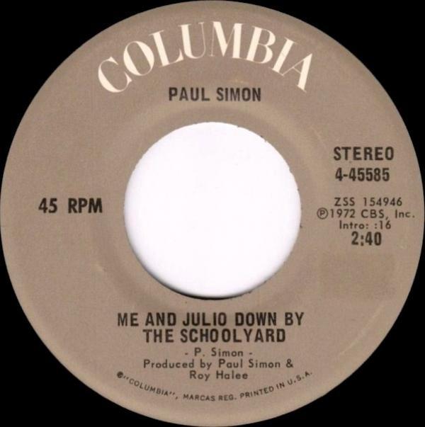 Paul Simon - Me And Julio Down By The Schoolyard