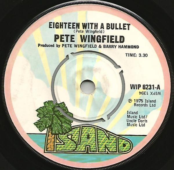 Pete Wingfield - Eighteen With A Bullet