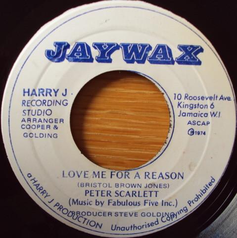 Peter Scarlett - Love Me For A Reason