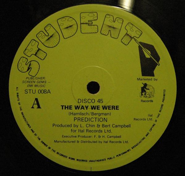 Prediction - The Way We Were