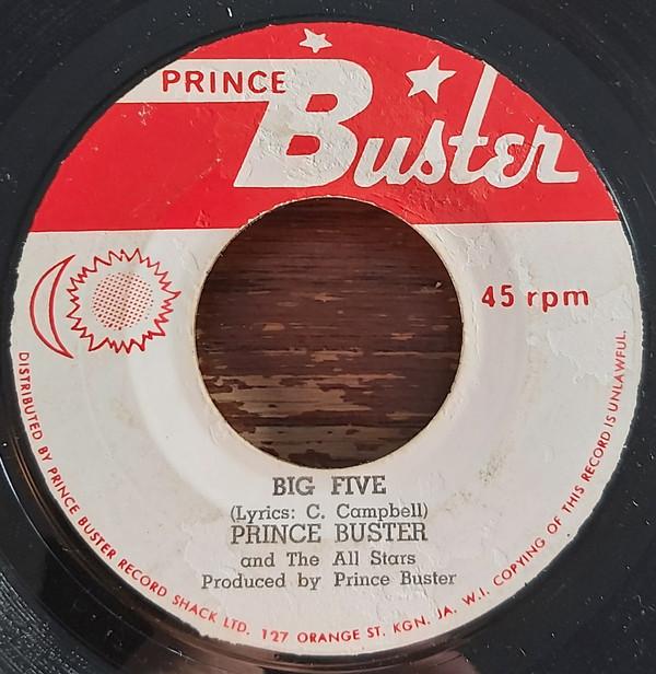 Prince Buster, Prince Buster's All Stars - Big Five / Man Or Boy