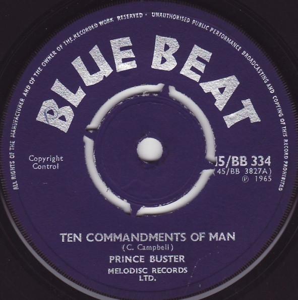 Prince Buster - Ten Commandments Of Man