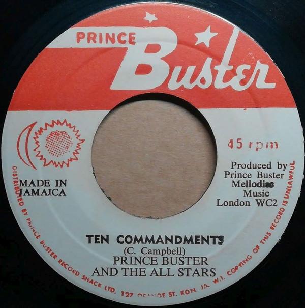 Prince Buster's All Stars - Ten Commandments / Pharaoh House Crash