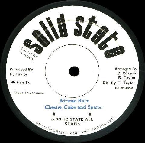 Ranking Spanner, Chester Coke - African Race