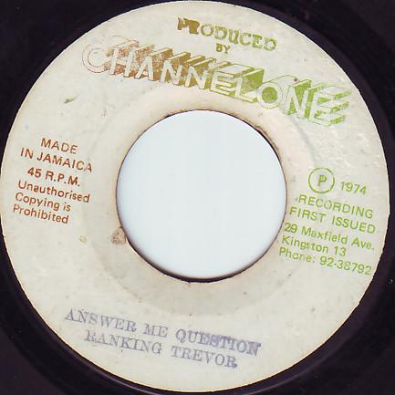 Ranking Trevor - Answer Me Question