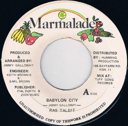 Ras Talent - Babylon City
