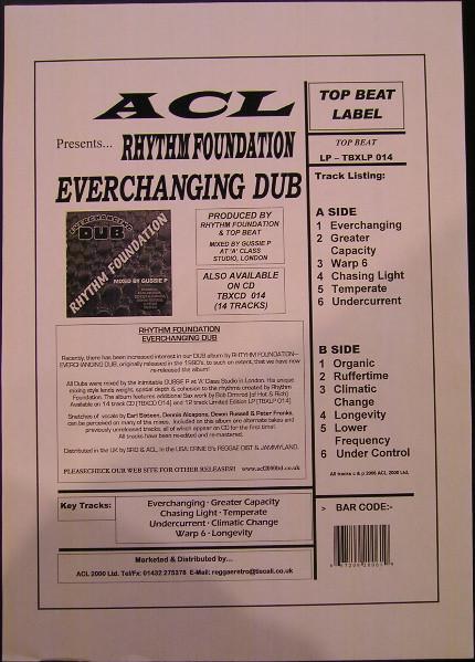 Rhythm Foundation (2) - Everchanging Dub