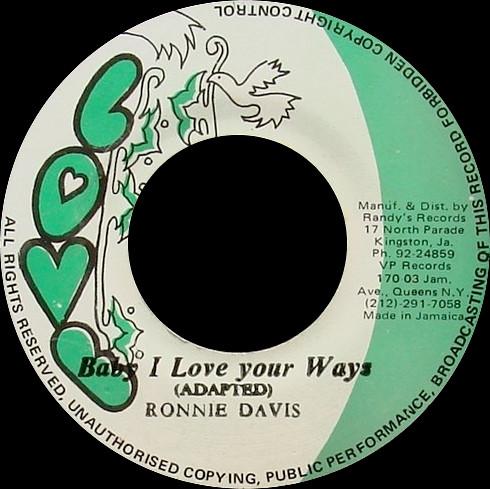 Ronnie Davis - Baby I Love Your Ways