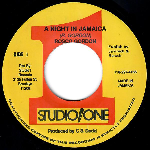 Rosco Gordon, Lily White - A Night In Jamaica / High In Jamaica