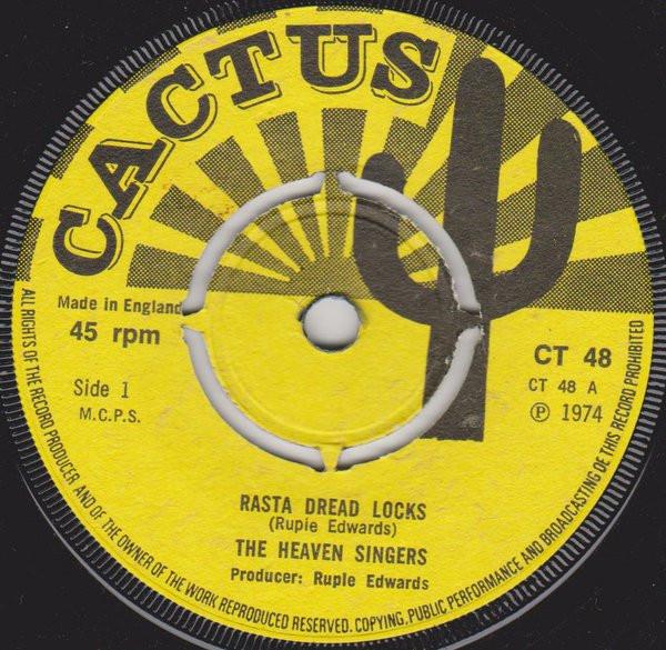 Rupie Edwards All Stars, Heaven Singers - Rasta Dread Locks / Dreadlocks Dub