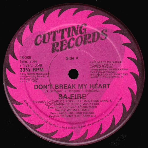 Safire - Don't Break My Heart
