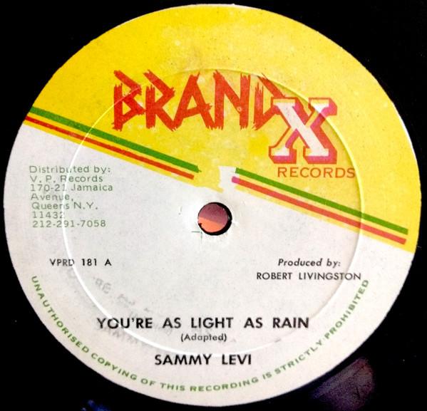 Sammy Levi - You're As Light As Rain