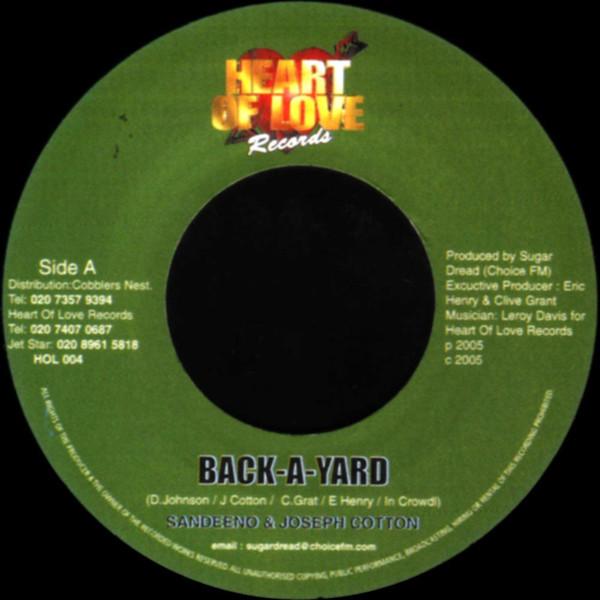 Sandeeno, Joseph Cotton, Michael Prophet - Back-A-Yard / Rasta Business