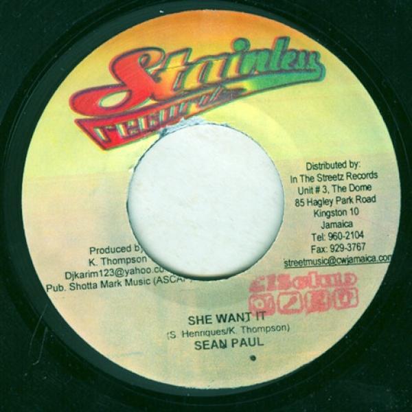 Sean Paul, Ice Cold  - She Want It / More Flex More G's