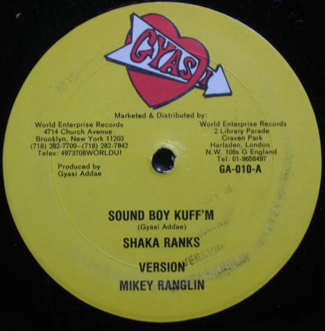 Shaka Ranks - Sound Boy Kuff'm