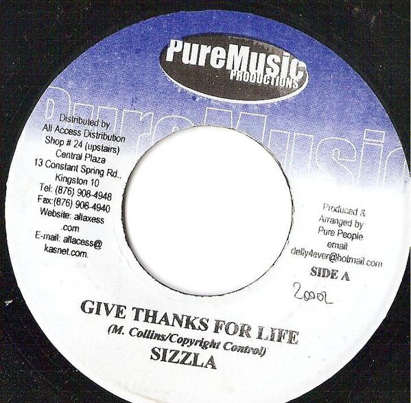 Sizzla, Delly Ranks, Christopher (7) - Give Thanks For Life / Ready For Love