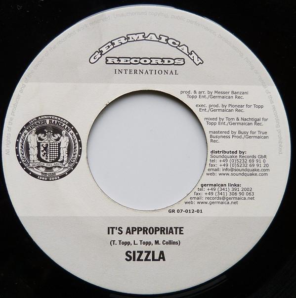 Sizzla - It's Appropriate