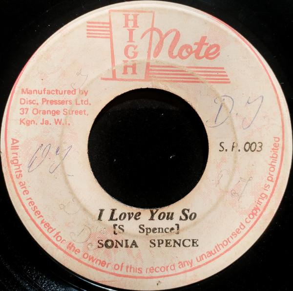 Sonya Spence - I Love You So
