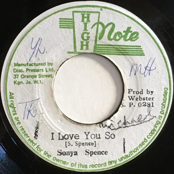 Sonya Spence, Sky Nation - I Love You So
