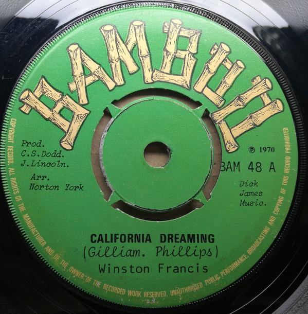 Sound Dimension, Jackie Mittoo, Winston Francis - California Dreaming / Soul Stew