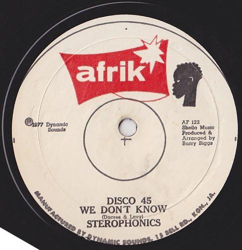 Sterophonics, Heckle And Jeckle - Since  We Don't Have No Love /  We Don't Know