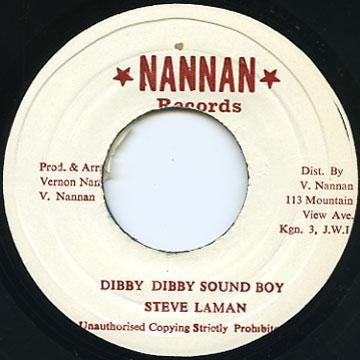 Steve Laman - Dibby Dibby Sound Boy