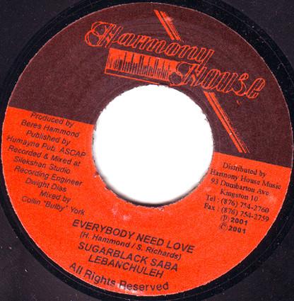 Sugar Black, Saba Tooth, Lebanchula - Everybody Need Love