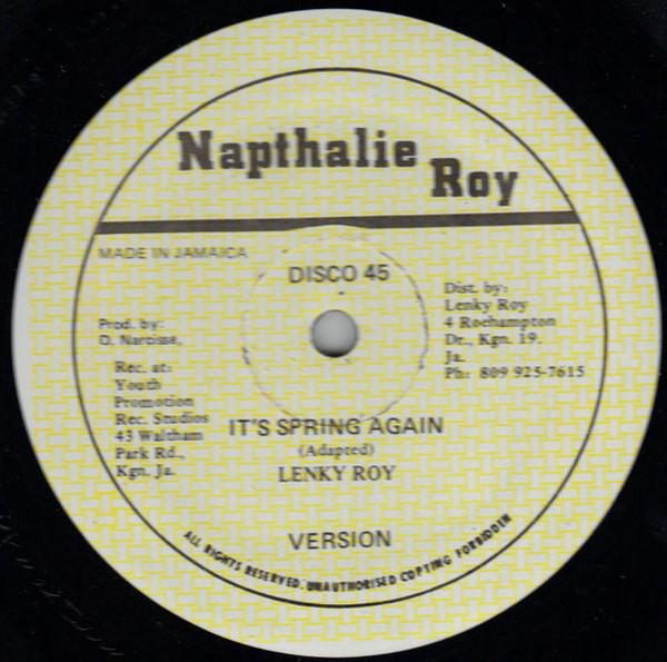 Sugar Minott, Lenky Roy - She's Love Sick / It's Spring Again