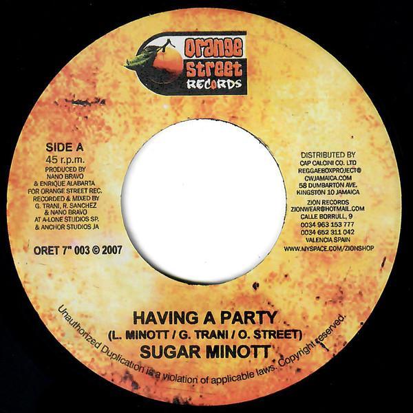 Sugar Minott - Having A Party