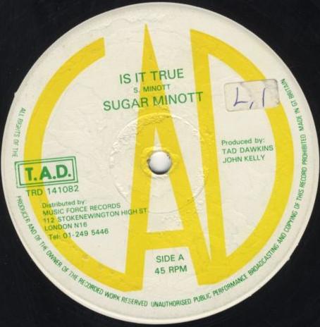 Sugar Minott - Is It True