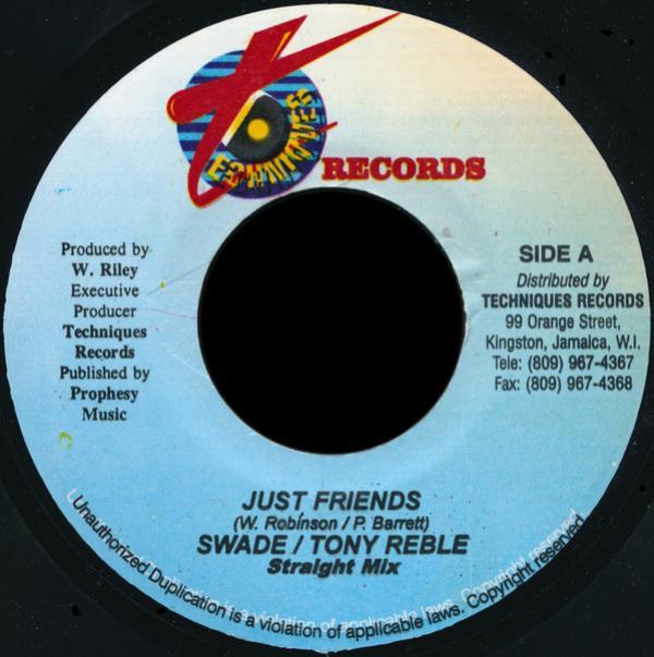 Swade, Tony Rebel - Just Friends