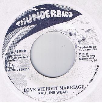 T. Bird Orchestra, Pauline Webber - Love Without Marriage