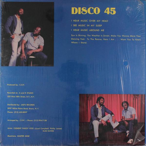 The Blues Busters, Clement Paddyfote - Disco Cross Over For The 80's