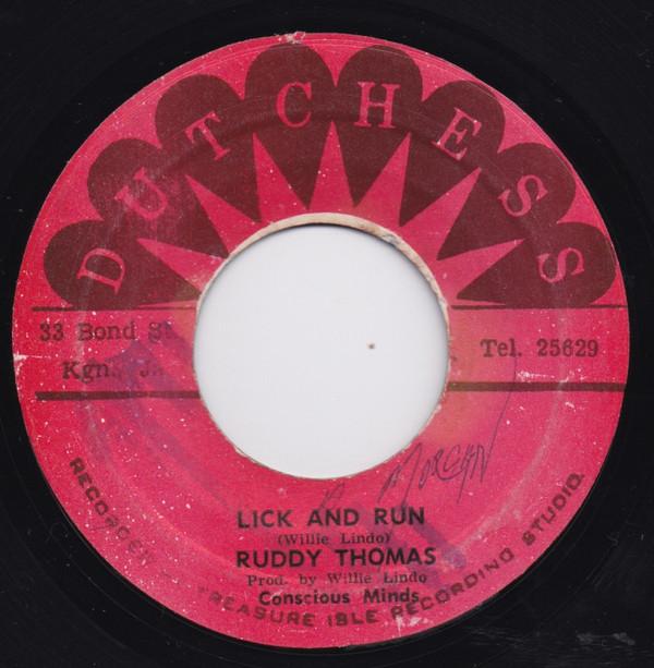 The Conscious Minds, Ruddy Thomas - Lick And Run