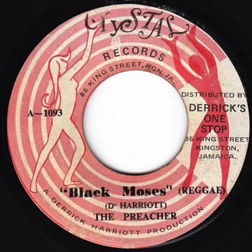 The Crystalites, The Preacher (13) - Black Moses (Reggae) / Moses (Version)