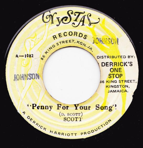 The Crystalites, David Scott (14) - Penny For Your Song