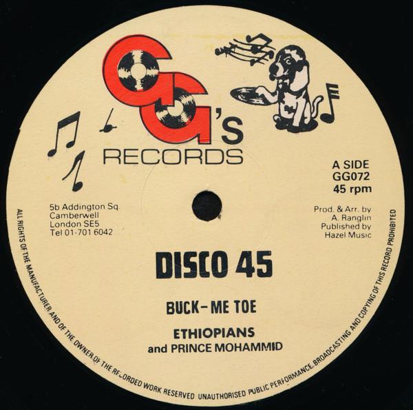 The Ethiopians, Prince Mohammed, Larry Marshall, Trinity (4) - Buck-Me Toe / Nany Rebel