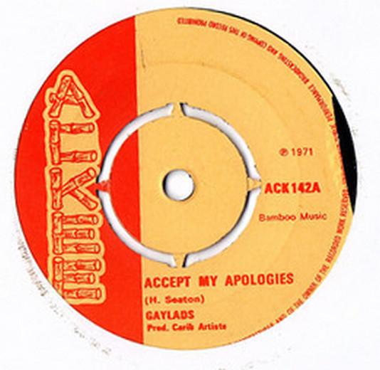 The Gaylads - Accept My Apologies
