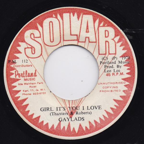 The Gaylads - Girl It's You I Love