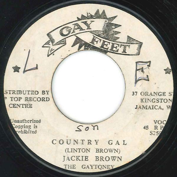 The Gaytones, Jackie Brown - Country Gal / Country Man
