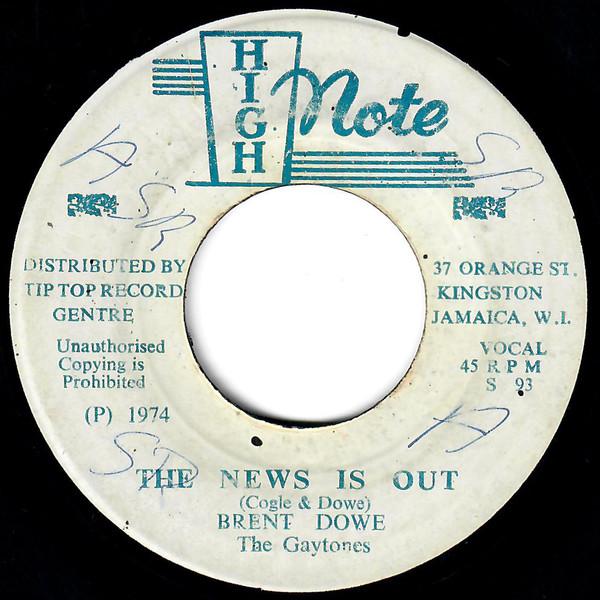 The Gaytones, Brent Dowe - The News Is Out