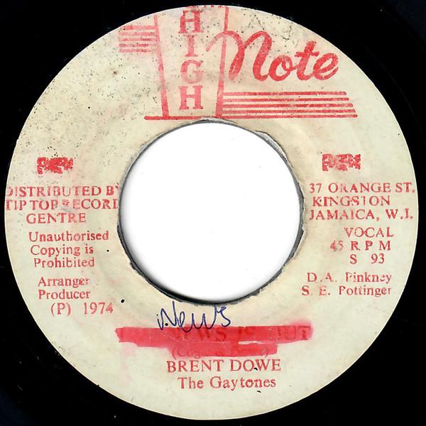 The Gaytones, Brent Dowe - The News Is Out