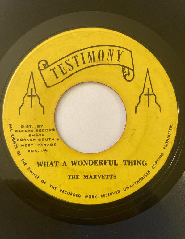 The Marvetts - I Was Once Lost In Sin / What A Wonderful Thing