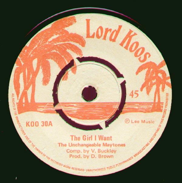 The Maytones - The Girl I Want