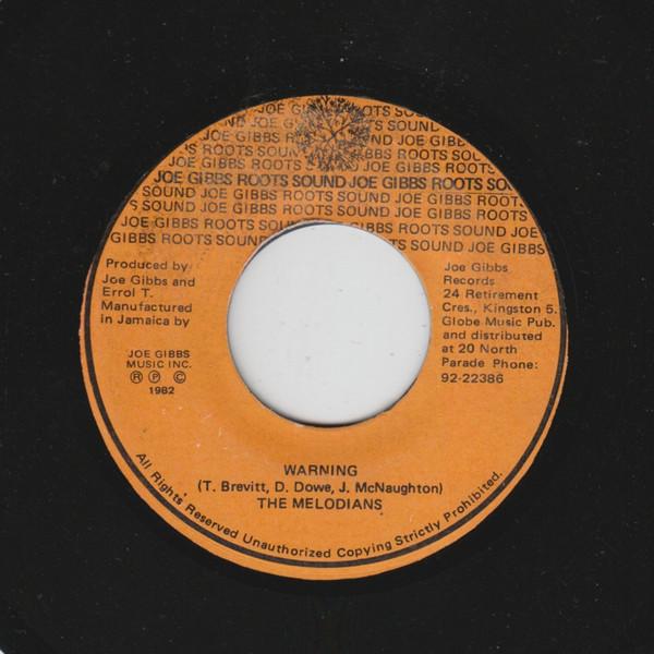 The Melodians - Warning