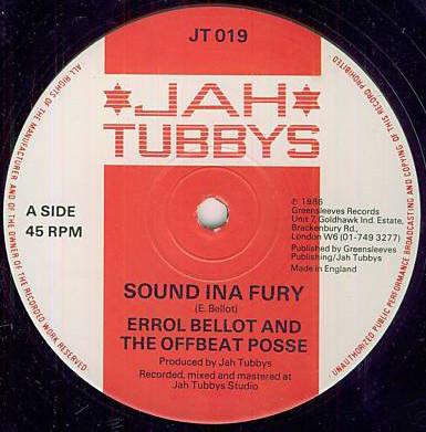 The Offbeat Posse, Errol Bellot - Sound Ina Fury