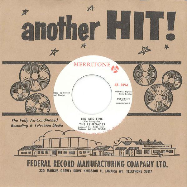 The Renegades , Oswald Sewell - Big And Fine / Where Can He Go