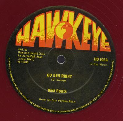 The Revolutionaries, Desi Roots - Go Deh Right / Go Right Deh